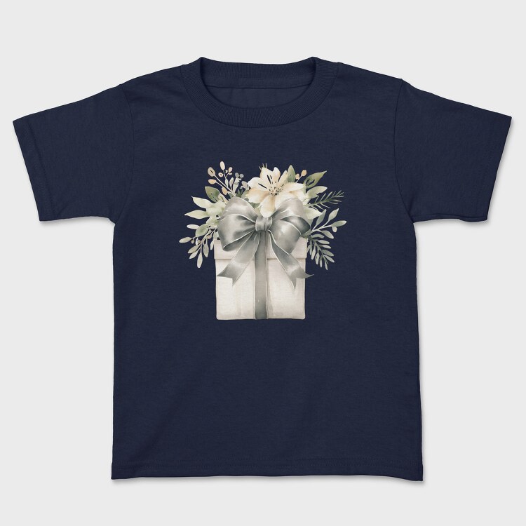 Watercolor Christmas Bouquet, Tricou Copii