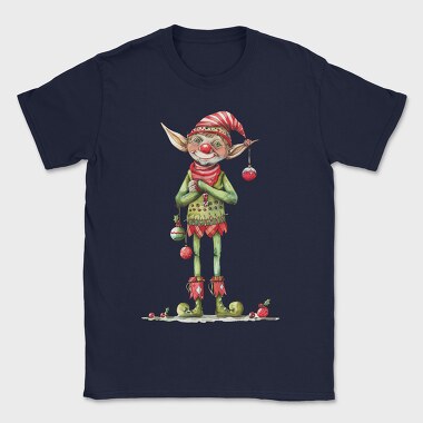 Watercolor Christmas Elf, Tricou Barbati (Unisex)