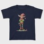 Watercolor Christmas Elf, Tricou Copii