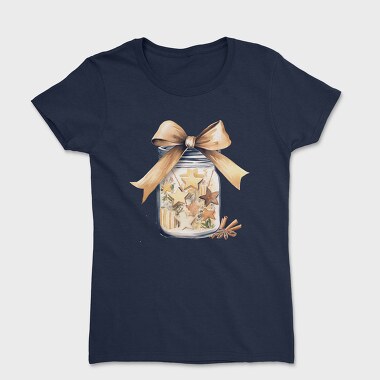 Watercolor Christmas Jar, Tricou Femei