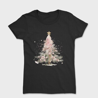 Watercolor Christmas Magic, Tricou Femei