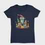 Watercolor Christmas Monster, Tricou Femei