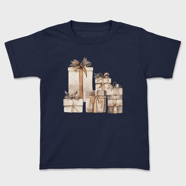 Watercolor Christmas Presents, Tricou Copii