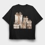 Watercolor Christmas Presents, Tricou Oversize Barbati (Unisex)