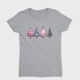 Watercolor Christmas Trees, Tricou Femei