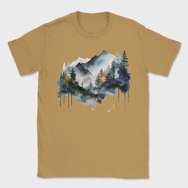 Watercolor Climber Club, Tricou Barbati (Unisex)