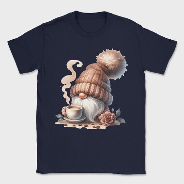 Watercolor Coffee Gnome, Tricou Barbati (Unisex)