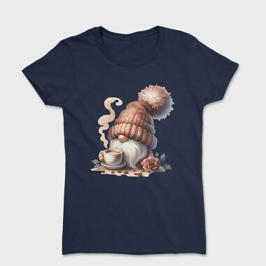 Watercolor Coffee Gnome, Tricou Femei