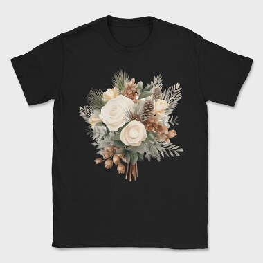 Watercolor Evergreen Bouquet, Tricou Barbati (Unisex)