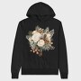 Watercolor Evergreen Bouquet, Hanorac Oversize Barbati (Unisex)
