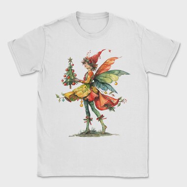 Watercolor Fairy Christmas, Tricou Barbati (Unisex)