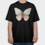 Watercolor Butterfly Clips, Tricou Oversize Barbati (Unisex)