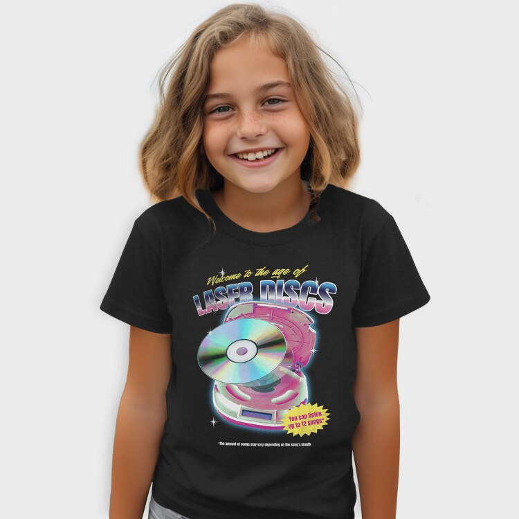 90s Laser Discs Age Of, Tricou Copii