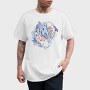 Watercolor Yin Yang Koi Fish, Tricou Barbati (Unisex)