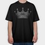 Lion Crown, Tricou Oversize Barbati (Unisex)