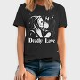 Woman Kissing Skeleton Deadly Love, Tricou Barbati (Unisex)