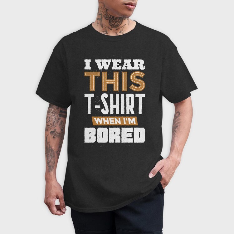 Bored, Tricou Barbati (Unisex)
