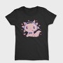 Cute Axolotl Playing Videogames Gaming, Tricou Femei