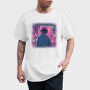 Woman Looking Out Of A Window Dj Party, Tricou Barbati (Unisex)