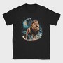 Lion Night Stars, Tricou Barbati (Unisex)