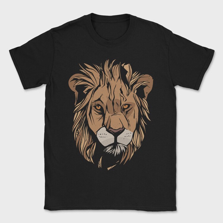 Lion Grunge, Tricou Barbati (Unisex)