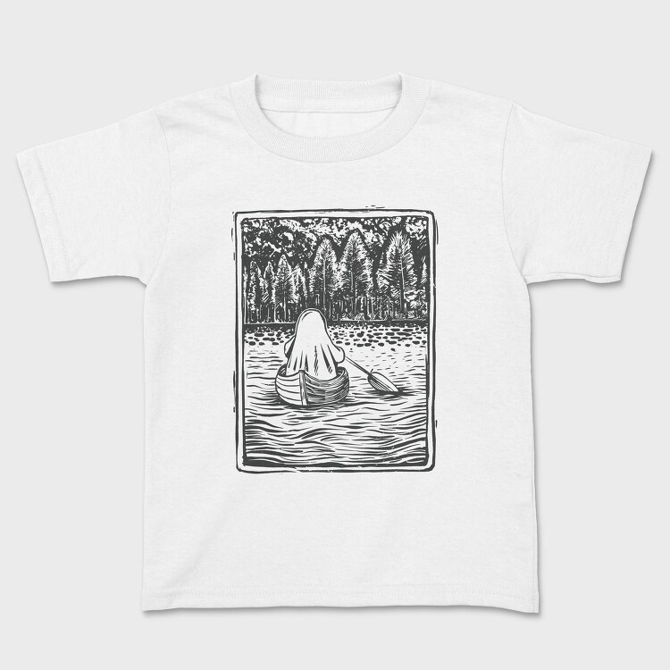 Lino Art Ghost Boat, Tricou Copii