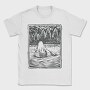Lino Art Ghost Boat, Tricou Barbati (Unisex)
