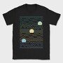 Lineart Sunset Landscape, Tricou Barbati (Unisex)