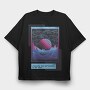 Metaverse Quote Vaporwave, Tricou Oversize Barbati (Unisex)