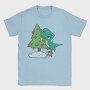 Christmas T Rex And Tree Chistmas, Tricou Barbati (Unisex)