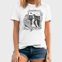 Woman Portrait Dark Art Nouveau, Tricou Barbati (Unisex)