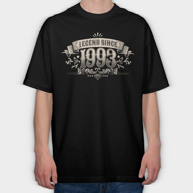 Legend Birthday Vintage, Tricou Oversize Barbati (Unisex)