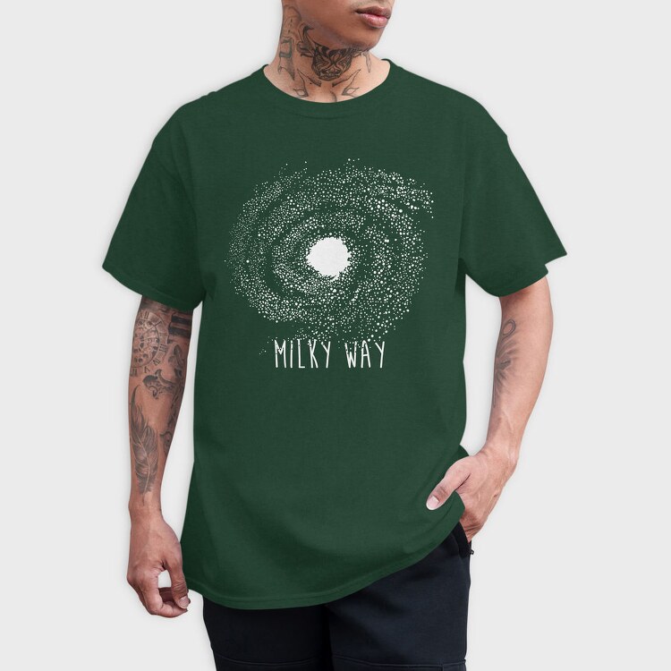 Milky Way Quote, Tricou Barbati (Unisex)