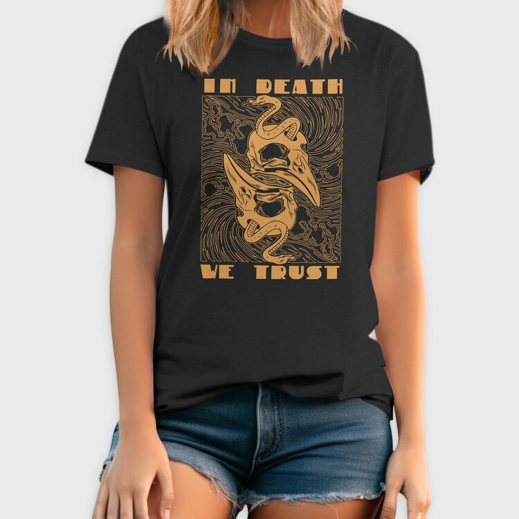 In Death We Trust, Tricou Barbati (Unisex)