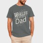 Worlds Okayest Dad Quote, Tricou Barbati (Unisex)