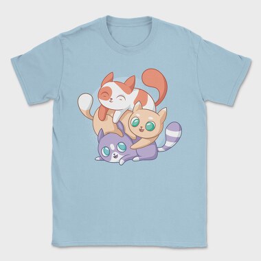 Cute Cats Playing, Tricou Barbati (Unisex)