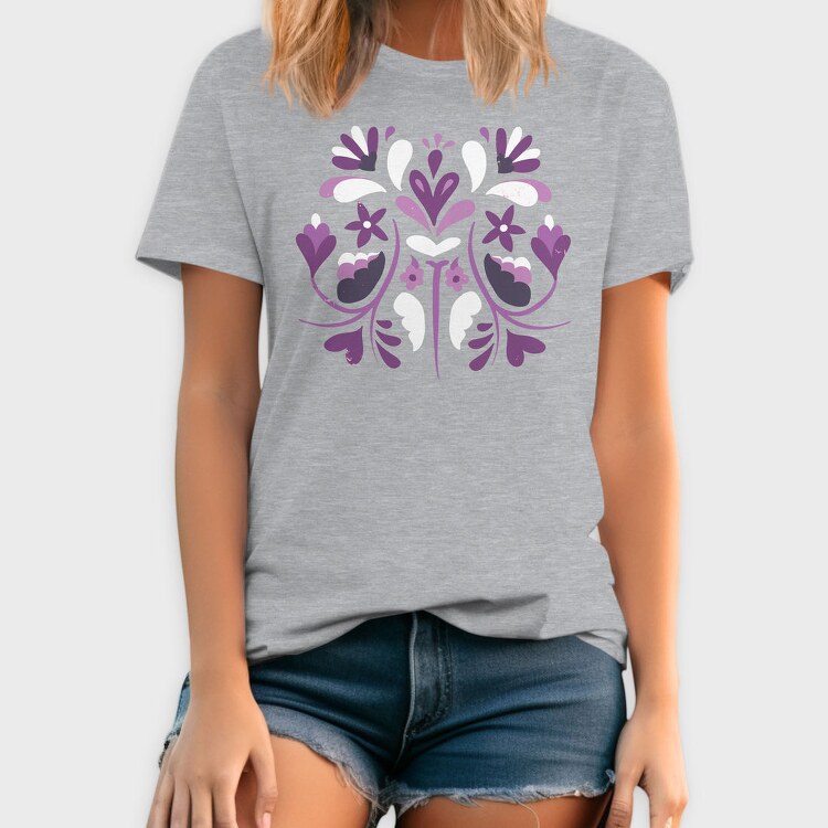 Floral 05, Tricou Barbati (Unisex)