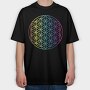 Life Flower, Tricou Oversize Barbati (Unisex)