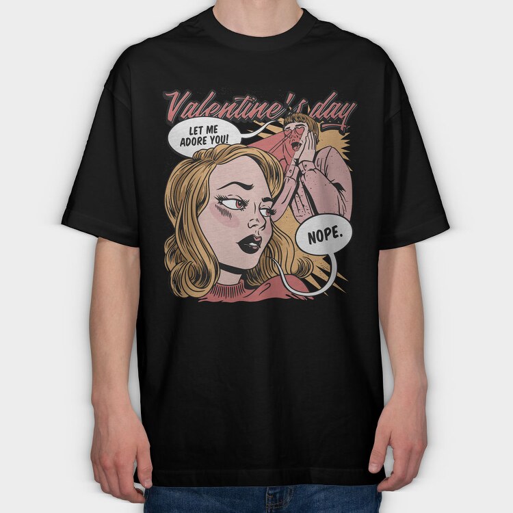Let Me Adore You, Tricou Oversize Barbati (Unisex)