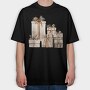 Watercolor Christmas Presents, Tricou Oversize Barbati (Unisex)