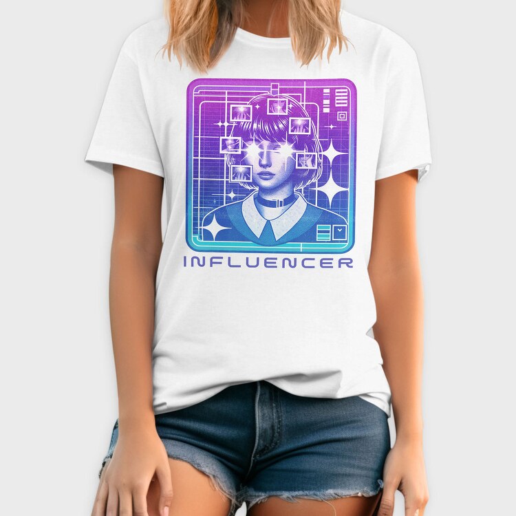 Influencer Digital, Tricou Barbati (Unisex)
