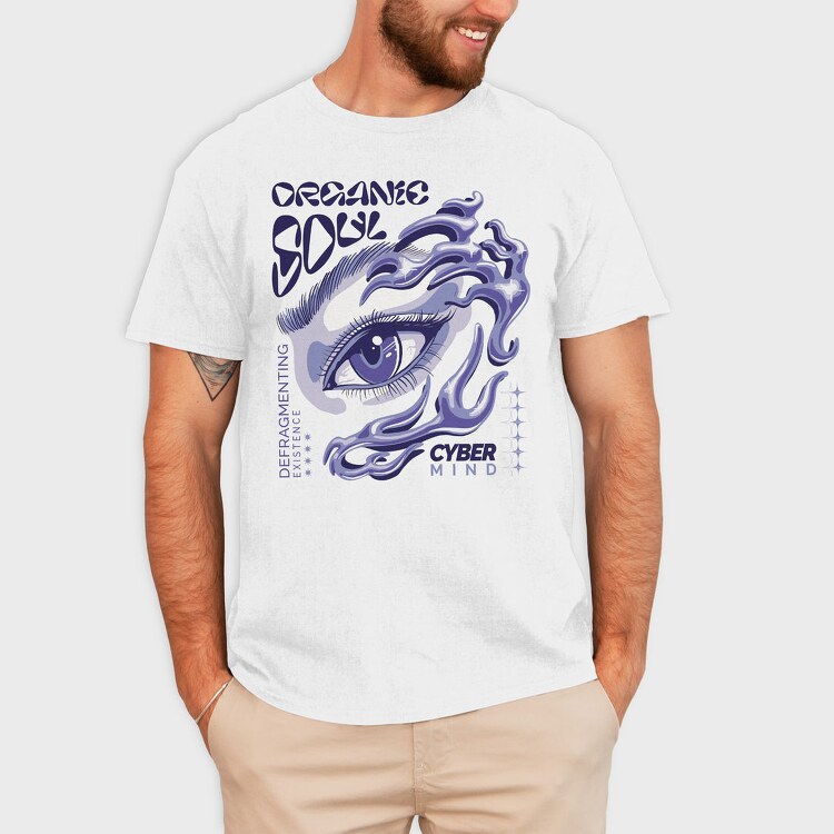 Y3K Dreaming Soul Cyber Mind Organic, Tricou Barbati (Unisex)