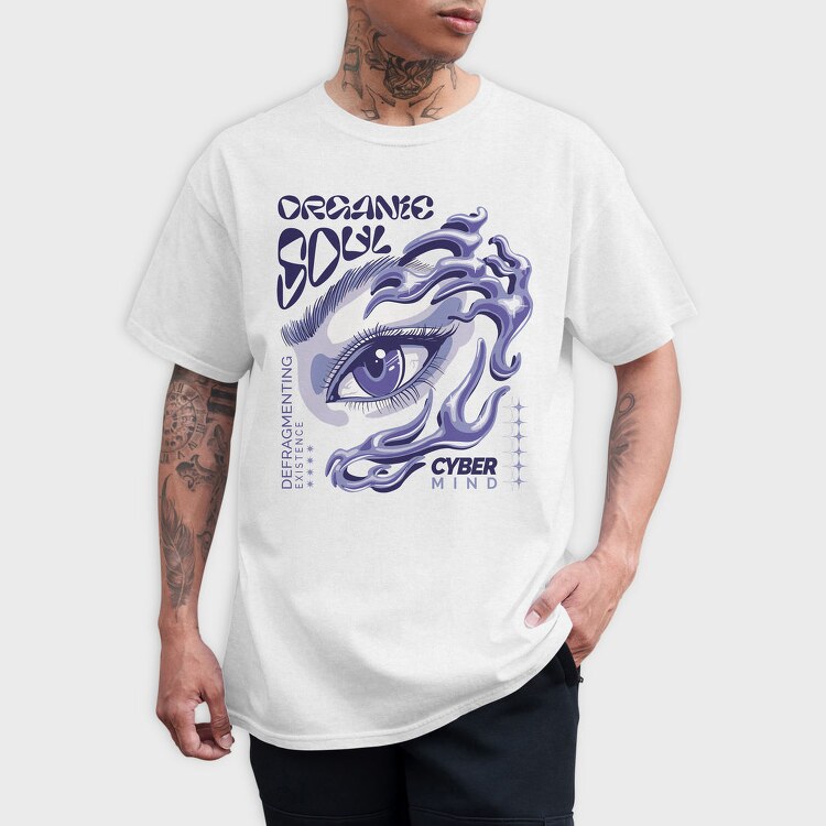 Y3K Dreaming Soul Cyber Mind Organic, Tricou Barbati (Unisex)