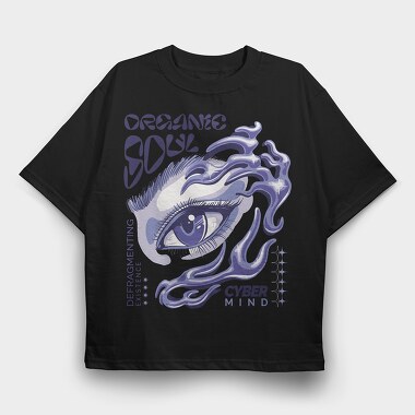 Y3K Dreaming Soul Cyber Mind Organic, Tricou Oversize Barbati (Unisex)