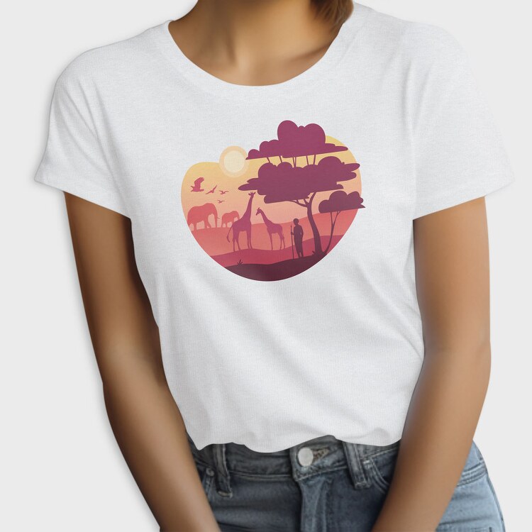 African Landscape, Tricou Femei