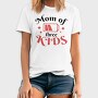 Mom Of Three Quote, Tricou Barbati (Unisex)