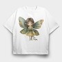 Watercolor Fairy Elf, Tricou Oversize Barbati (Unisex)