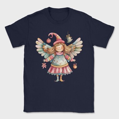Watercolor Fairy Feather, Tricou Barbati (Unisex)
