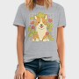 Cute Corgi Dog And Frog, Tricou Barbati (Unisex)