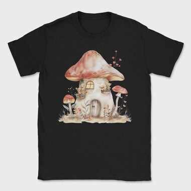 Watercolor Fairy House, Tricou Barbati (Unisex)
